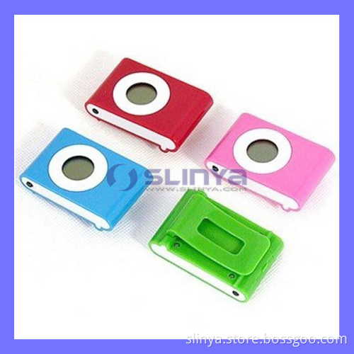 Run Step Pedometer Digital Walking Counter Distance Cute Colorful MP3 Style